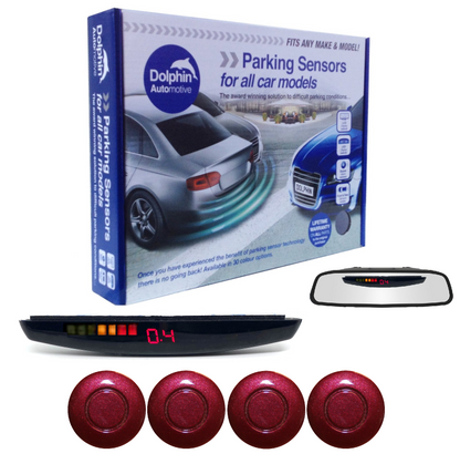 4 Rear Parking Sensors - Audio & Roof Display