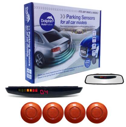 4 Rear Parking Sensors - Audio & Roof Display