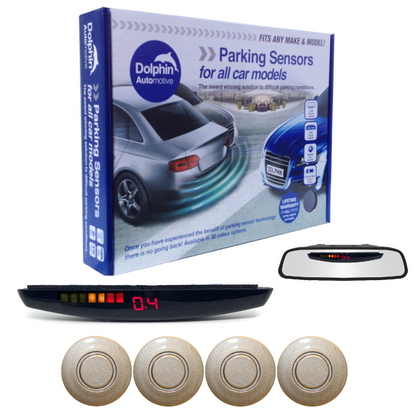 4 Rear Parking Sensors - Audio & Roof Display