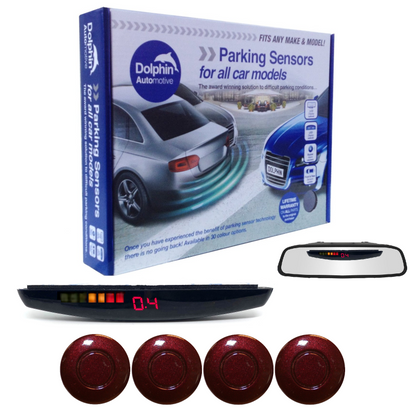 4 Rear Parking Sensors - Audio & Roof Display