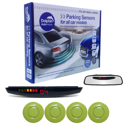 4 Rear Parking Sensors - Audio & Roof Display