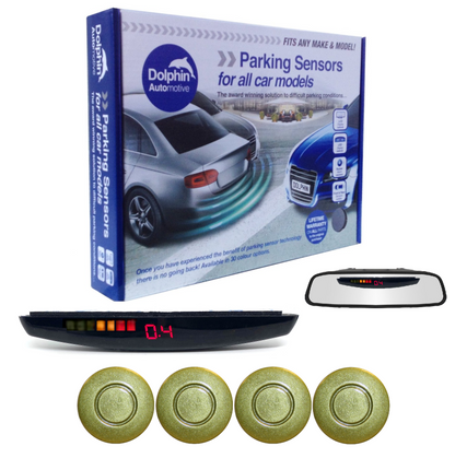 4 Rear Parking Sensors - Audio & Roof Display