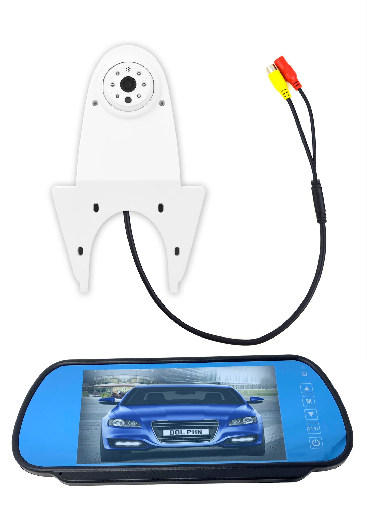 Van / Motorhome Universal Roof Mounting Rear Parking Camera - White
