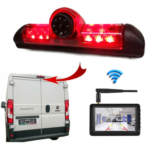 Fiat Ducato Wireless Monitor Reversing Camera 2006 onwards