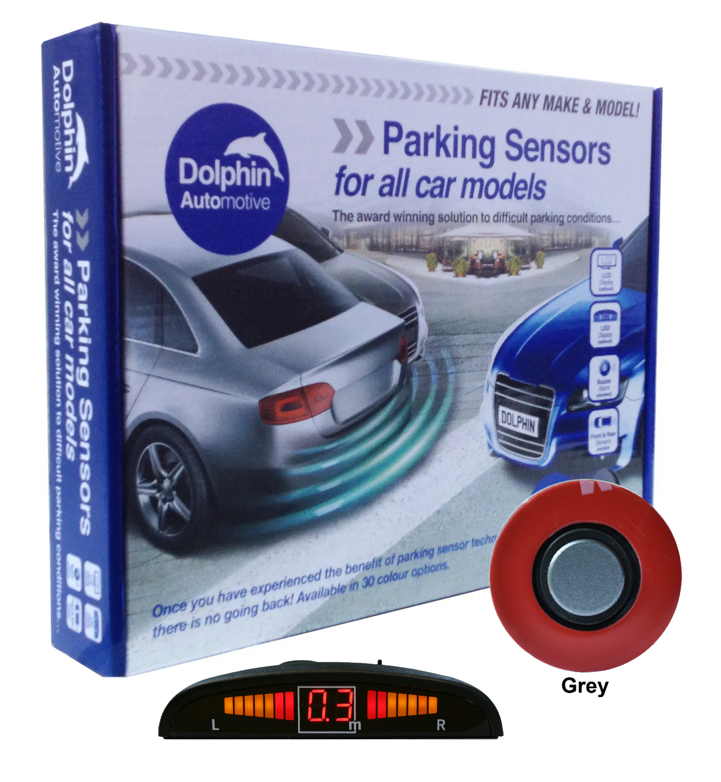 Dolphin Front Flush Audio & Display Parking Sensors