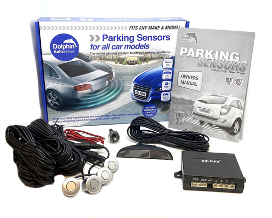 4 Rear Parking Sensors - Audio & Dash Display