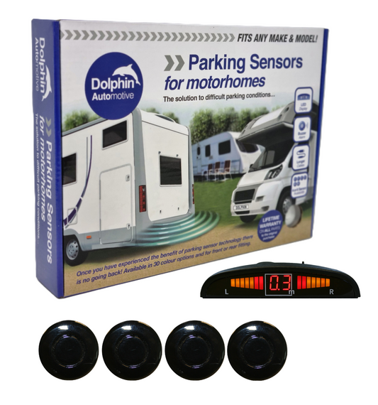 4 Reversing Sensors with Dashboard Display - For Motorhomes & Vans