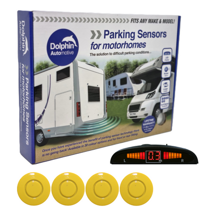 4 Reversing Sensors with Dashboard Display - For Motorhomes & Vans