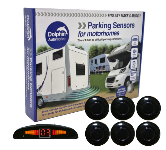 6 Reversing Sensors with Dashboard Display - For Motorhomes &  Vans