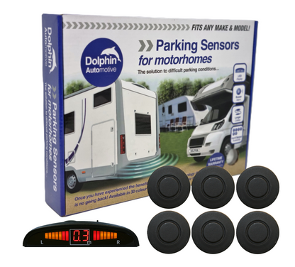6 Reversing Sensors with Dashboard Display - For Motorhomes &  Vans