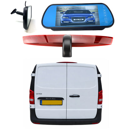Mercedes Benz Vito (twin rear barn doors) Reversing Camera 2007-onwards