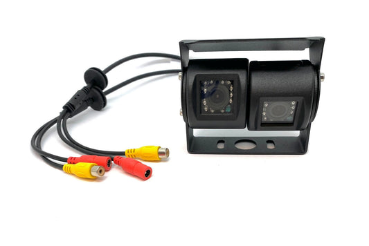 Twin/Dual Van/Motorhome Camera Bracket Mount - Black