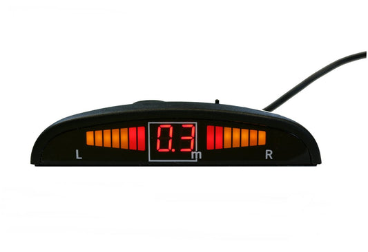 3 Numberplate Mounted Sensors - Audio & Dash Display