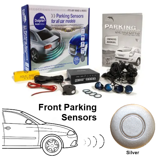 4 Front Parking Sensors, Audio Alerts