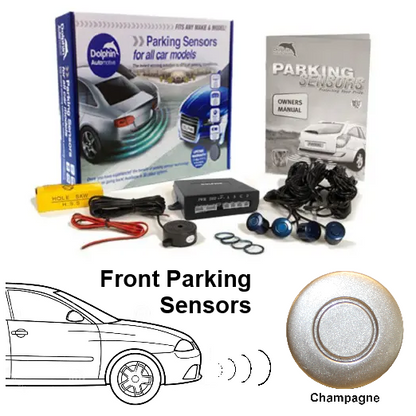 4 Front Parking Sensors, Audio Alerts