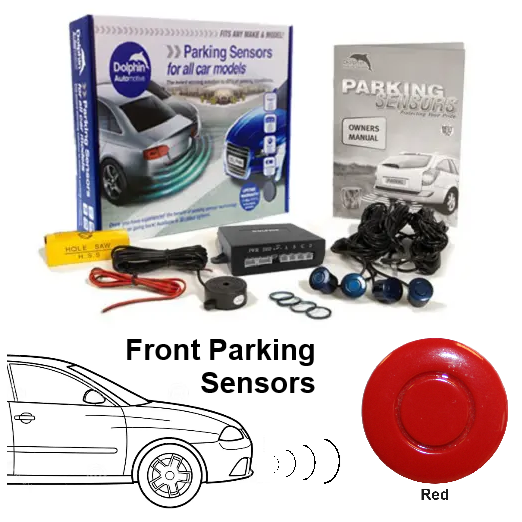 4 Front Parking Sensors, Audio Alerts