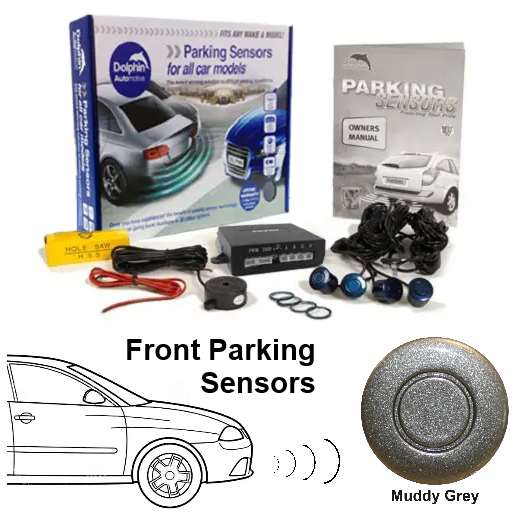 4 Front Parking Sensors, Audio Alerts