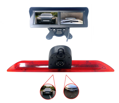 Dual/Twin Rear Brake Light Cameras for Ford Transit from 2014 – onwards