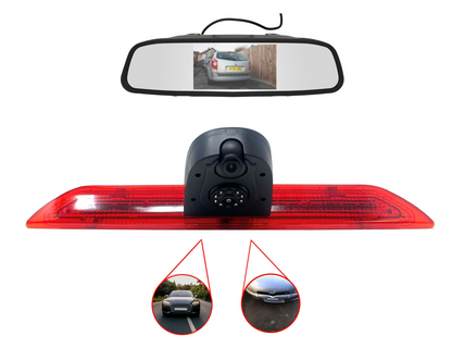 Dual/Twin Rear Brake Light Cameras for Ford Transit from 2014 – onwards