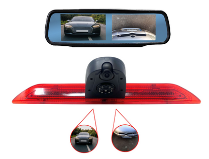 Dual/Twin Rear Brake Light Cameras for Ford Transit from 2014 – onwards