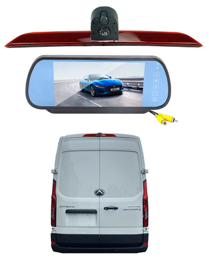 Dual/Twin Rear Brake Light Cameras for Maxus Deliver 9, Maxus V90 Vans Built From 2019 Onwards