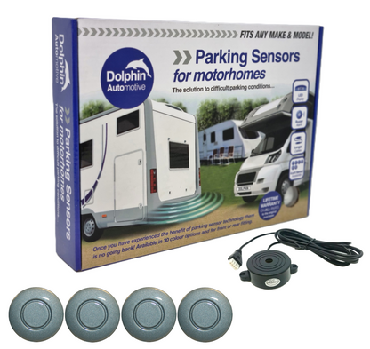 4 Reversing Sensors with Audio Beep Alerts - For Motorhomes & Vans