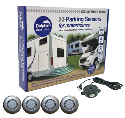 4 Reversing Sensors with Audio Beep Alerts - For Motorhomes & Vans