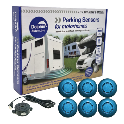6 Reversing Sensors with Audio Beep Alerts - For Motorhomes & Vans