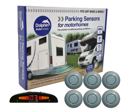 6 Reversing Sensors with Dashboard Display - For Motorhomes &  Vans