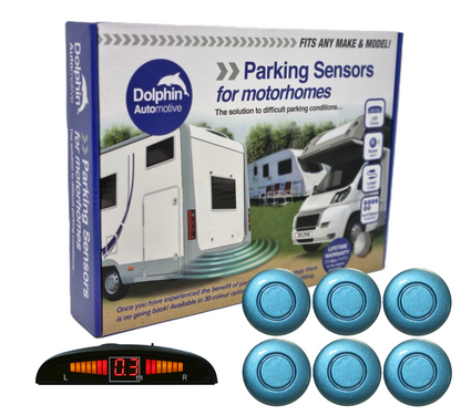 6 Reversing Sensors with Dashboard Display - For Motorhomes &  Vans
