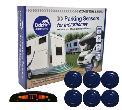 6 Reversing Sensors with Dashboard Display - For Motorhomes &  Vans