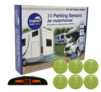 6 Reversing Sensors with Dashboard Display - For Motorhomes &  Vans