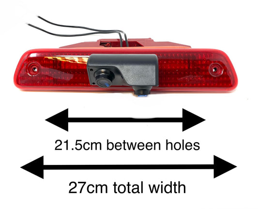 Dual/Twin Rear Brake Light Cameras for Fiat Scudo 2007 - 2016