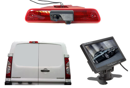 Dual/Twin Rear Brake Light Cameras for Fiat Scudo 2007 - 2016