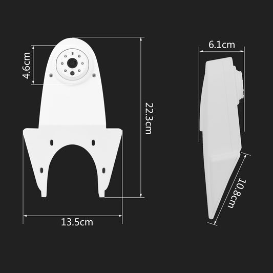 Van / Motorhome Universal Roof Mounting Rear Parking Camera - White